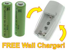 Pair of Rechargable NiMH 2300mAh 